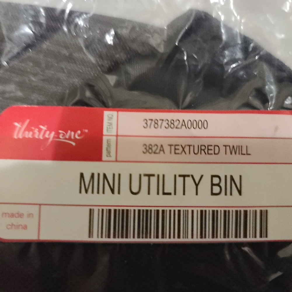 Thirty-One Mini Utility Bin